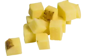 Aardappel brunoise met schil 20mm zak 1k